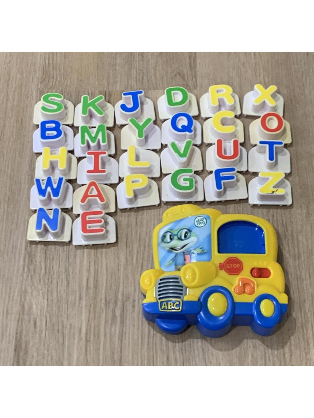 LeapFrog Fridge Phonics Bus 26 Letters Complete Tested Working Vintage